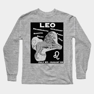 Leo Negative Traits Long Sleeve T-Shirt